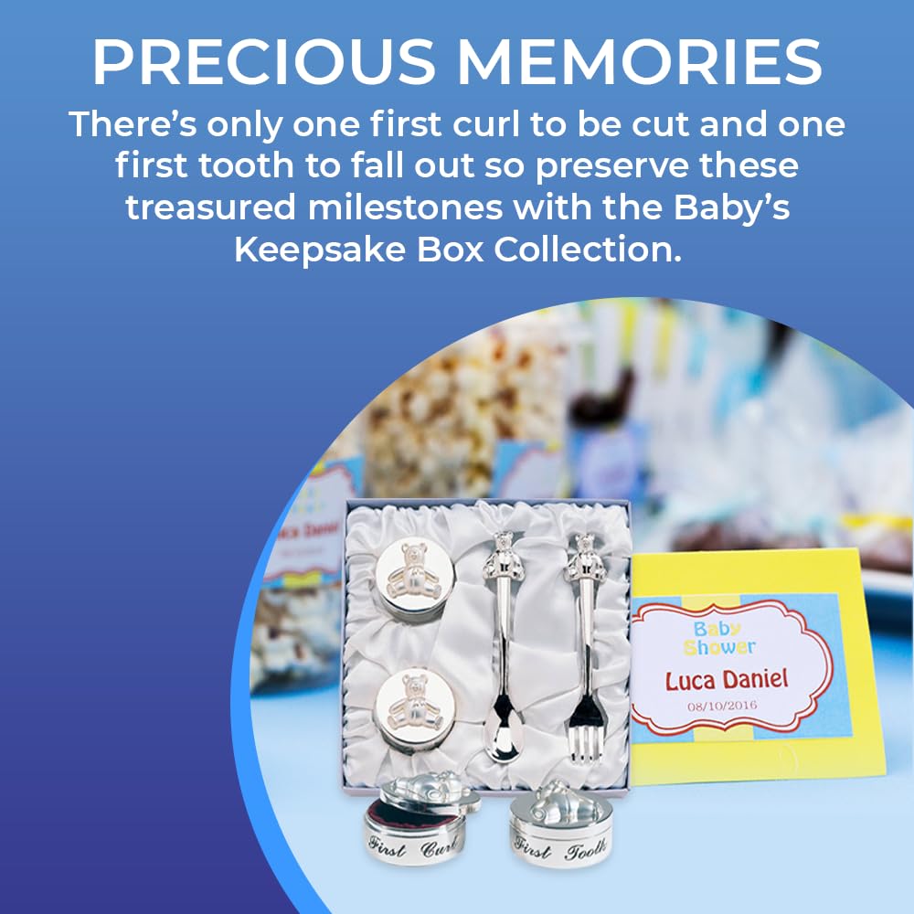 SAGEFINDS Teddy bear design top adds whimsical nursery decor and memory storage.