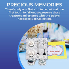 SAGEFINDS Teddy bear design top adds whimsical nursery decor and memory storage.