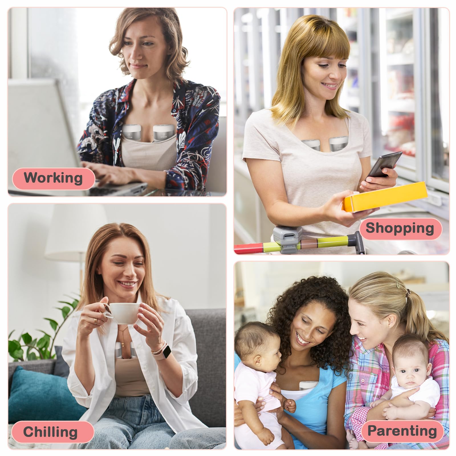 Saglve ABP-1506 ultra-quiet operation for discreet pumping at work or home
