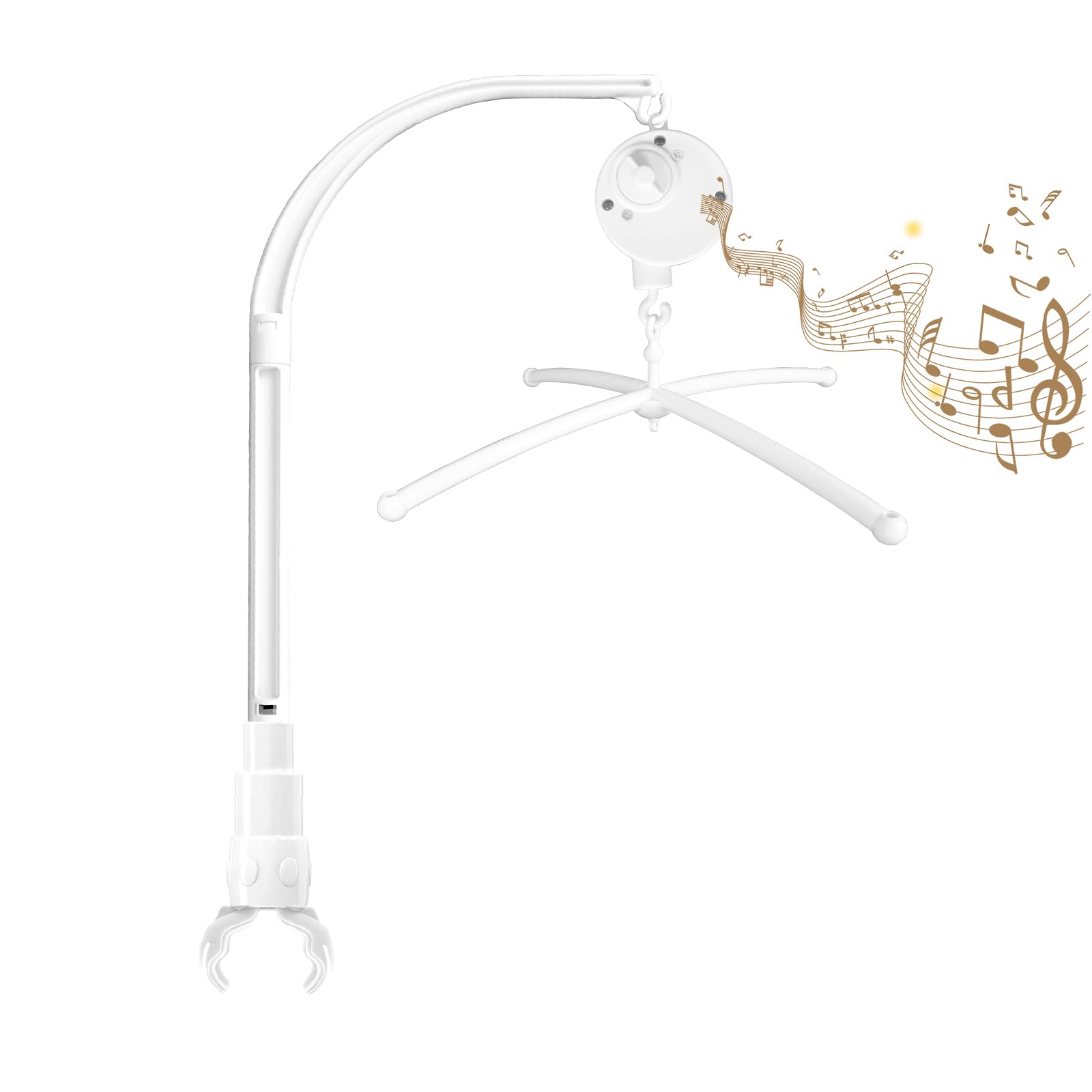 SAGOOITS Baby Crib Mobile Arm with extended claw delivers secure grip and easy DIY customization.