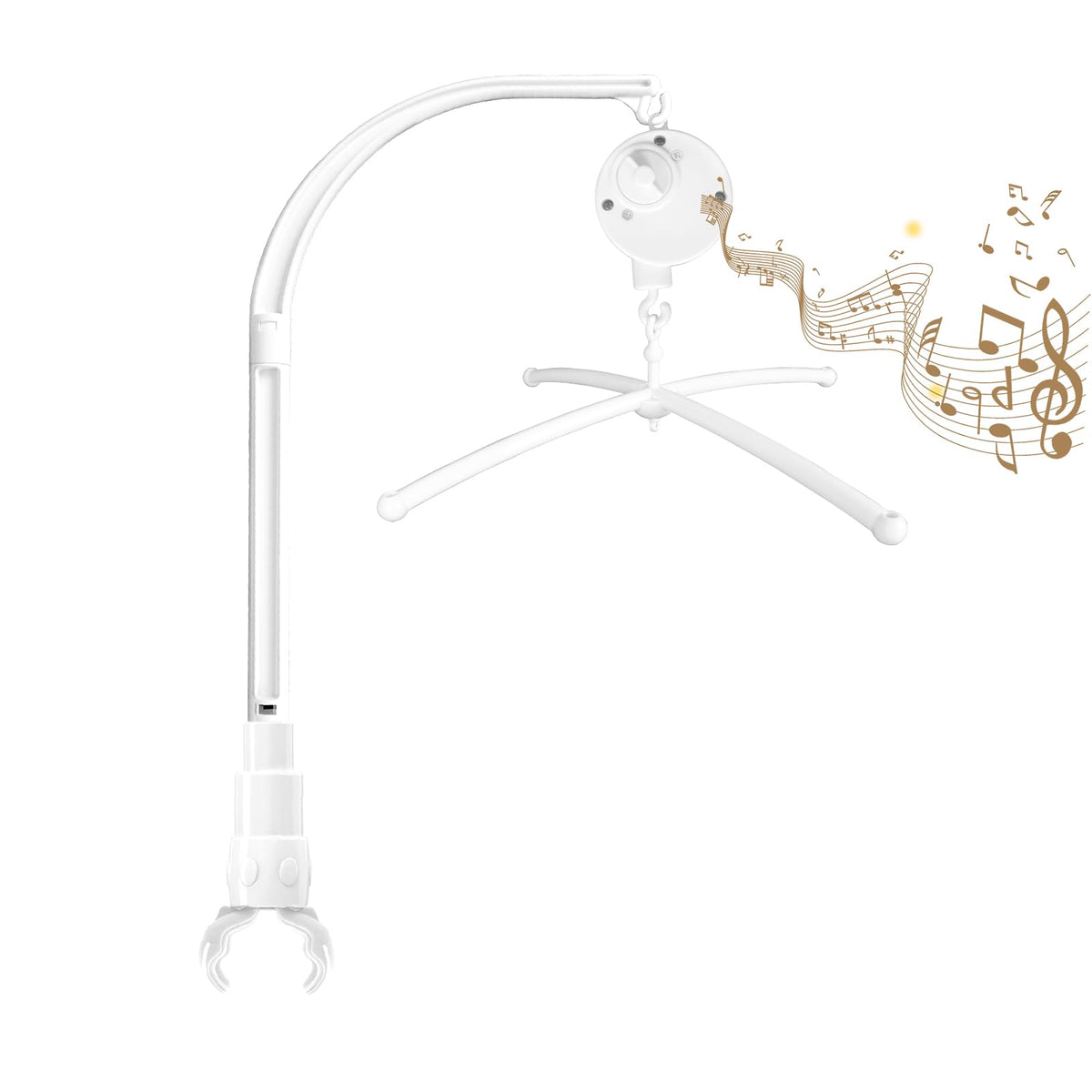 SAGOOITS Baby Crib Mobile Arm with extended claw delivers secure grip and easy DIY customization.
