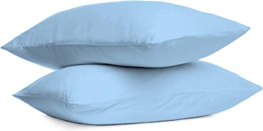 SAHARBEDDINGS 100% Egyptian cotton pillowcase edge detail for durability.