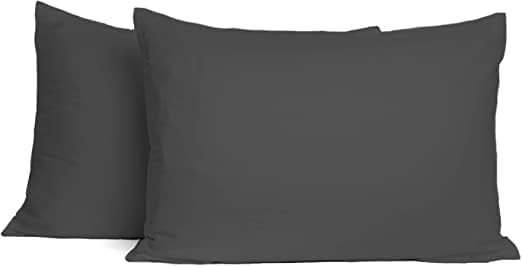 SAHARBEDDINGS pack of 2 toddler pillowcases with zipper closure for secure travel.