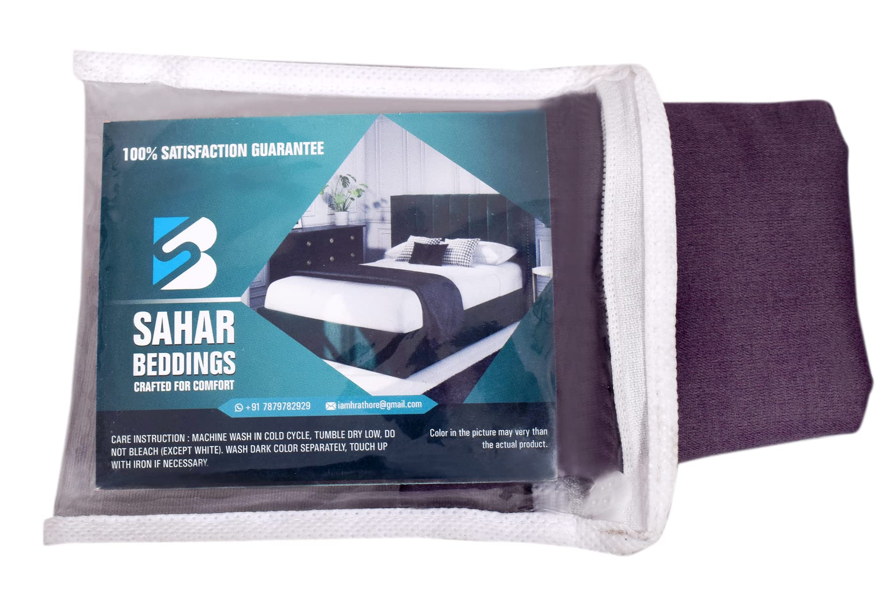 SAHARBEDDINGS close-up stitching shows durability for daily toddler use