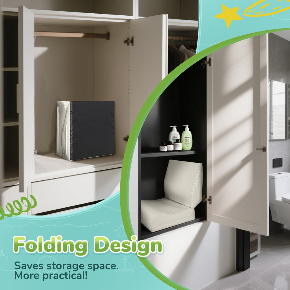 SAHEYER hair-washing-station kids foldable design saves bathroom storage space