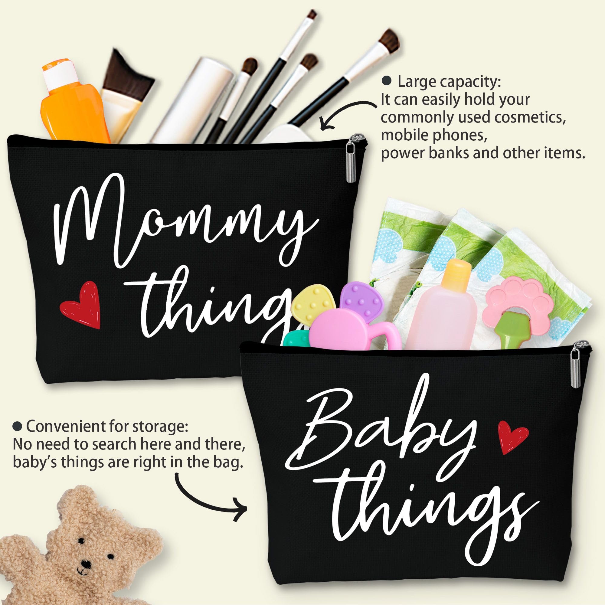Sahjzk baby-pouch-inside-diaper-bag store wipes and snacks neatly.