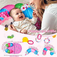 SAIMAND crinkle mirror engages baby and encourages self-awareness during play