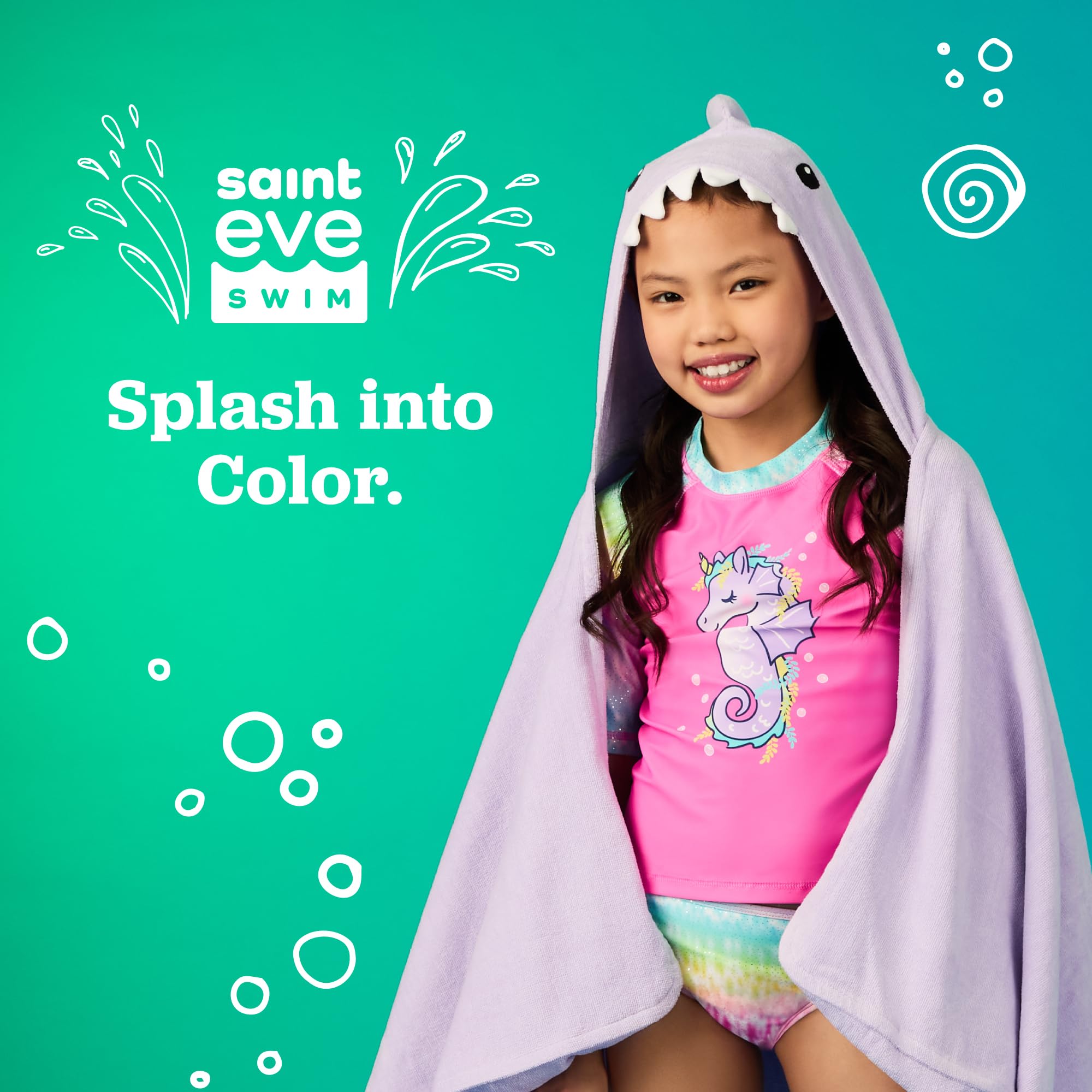 Saint Eve two-pack towels offer vibrant colors for vacation or camp use.