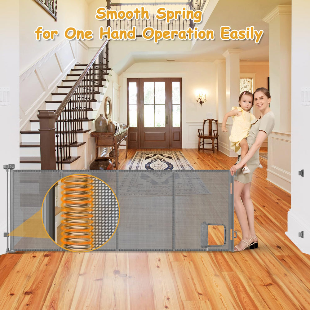 Sair Pet cat door on gate allows cats to come and go, reducing friction.