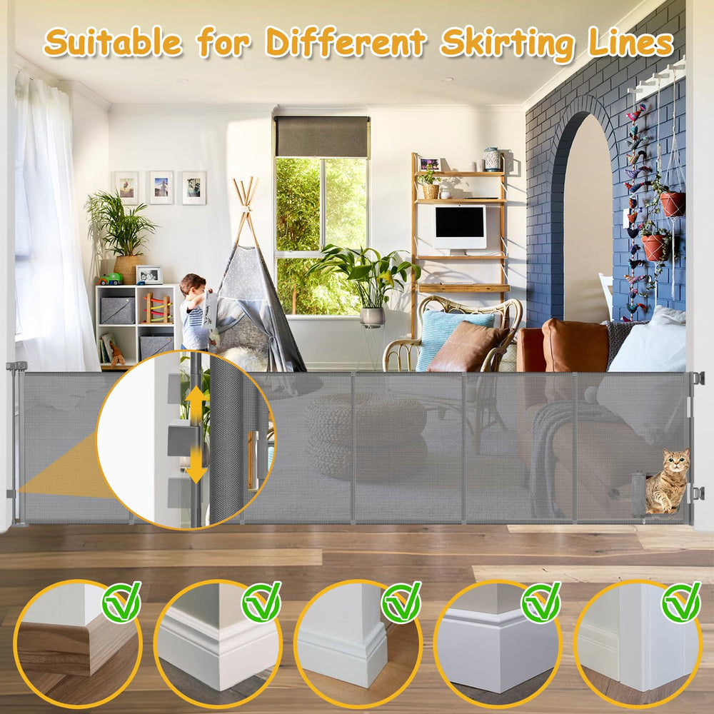 Sair Pet durable PVC material resists scratches while keeping pets safe.