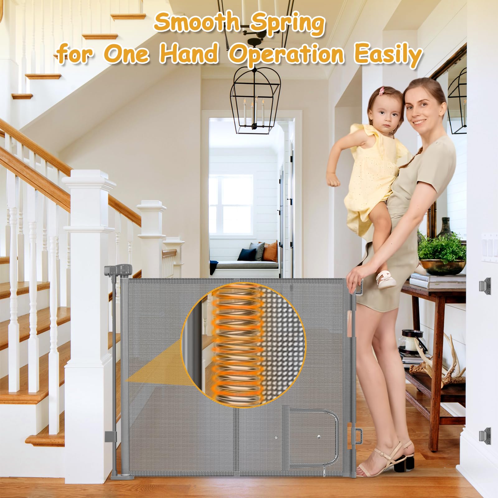 Sair pet indoor-outdoor gate shown at doorway for versatile spaces