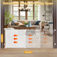 Sair pet one-hand operation gate simplifies single-handed use.