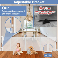 Sair Pet gate locking mechanism in action for easy adult operation
