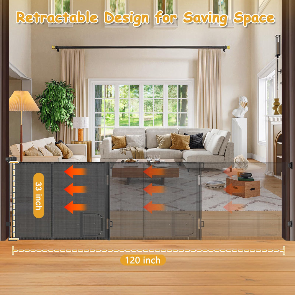 Sair pet reinforced bars keep mesh flat and prevent sagging