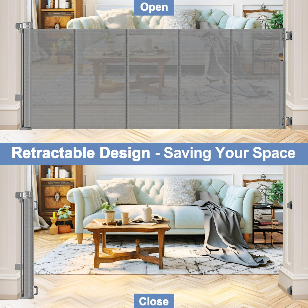 Sair pet indoor outdoor gate suits living rooms decks and stairs