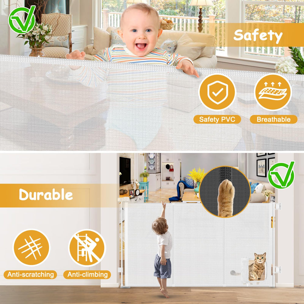 Sair Pet safe PVC material remains gentle on paws and scratch-resistant over time.