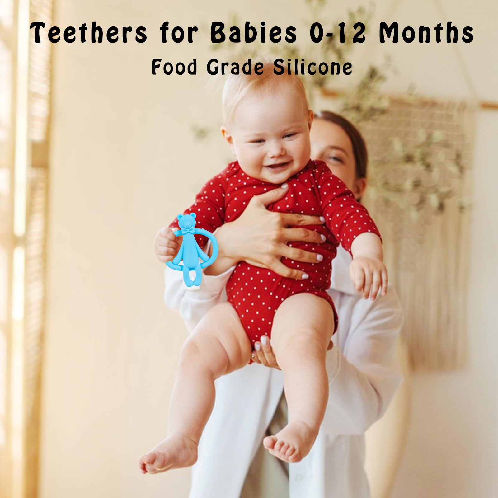 Saiveina boiling-sterilize-teether, simple prep before first use for safety.