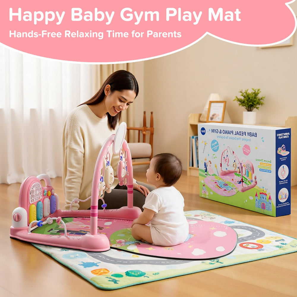 SAKAKI Baby Play Mat machine-washable pad for easy cleaning.