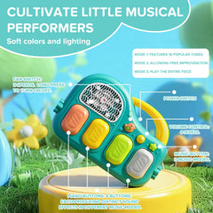 SAKAKI Baby Play Mat includes removable sensory toys for exploration