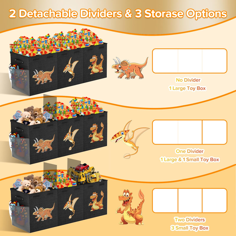 SAKAKI collapsible toy box shown during assembly for convenient setup
