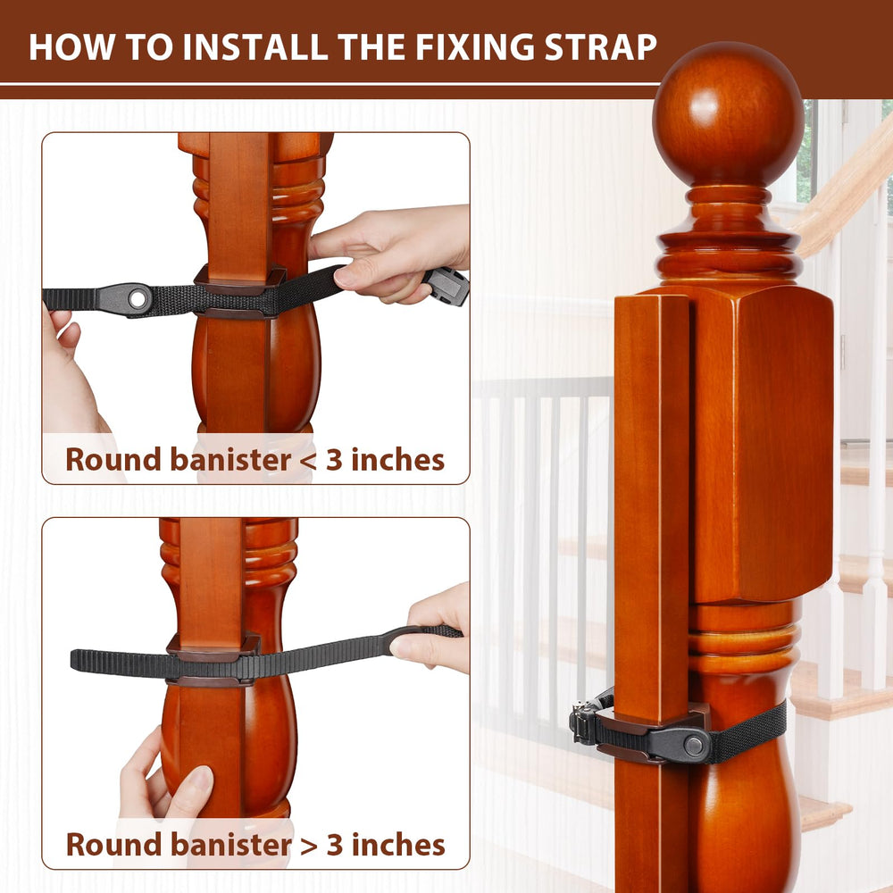 Salcod easy-install banister kit simplifies stair-gate mounting