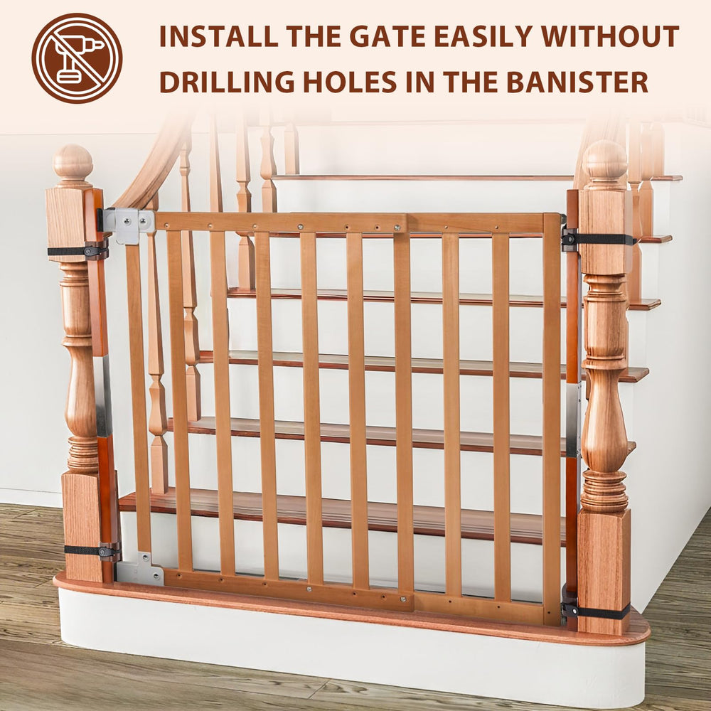 Salcod square banister mounting kit fits square rails up to 3.5 inches