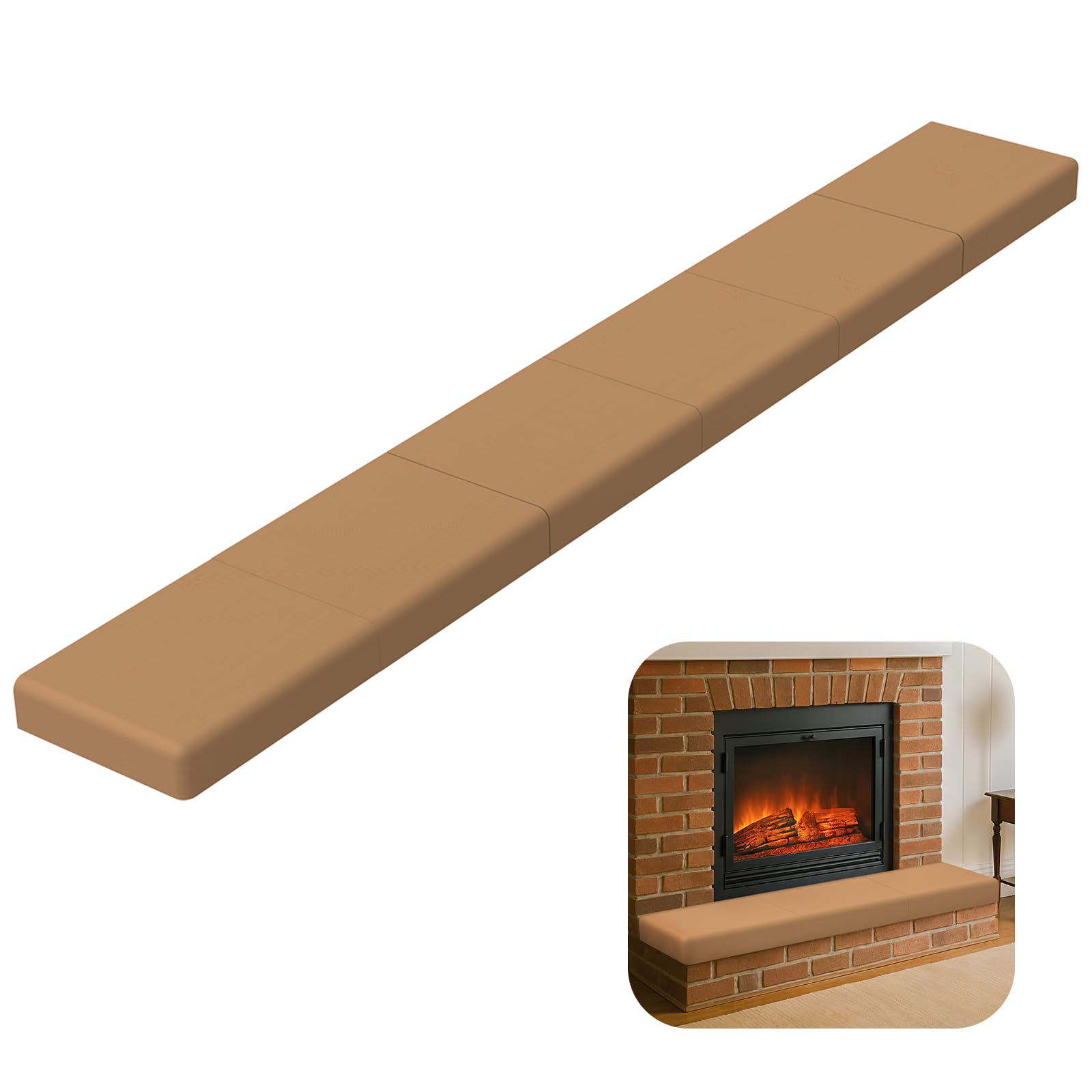Salcod fireplace baby-proofing foam bumper assembly protects edges for safer play.