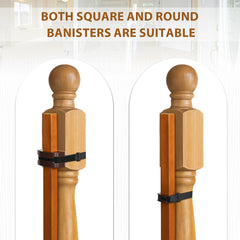 Salcod round and square banister compatibility ensures broad fit.