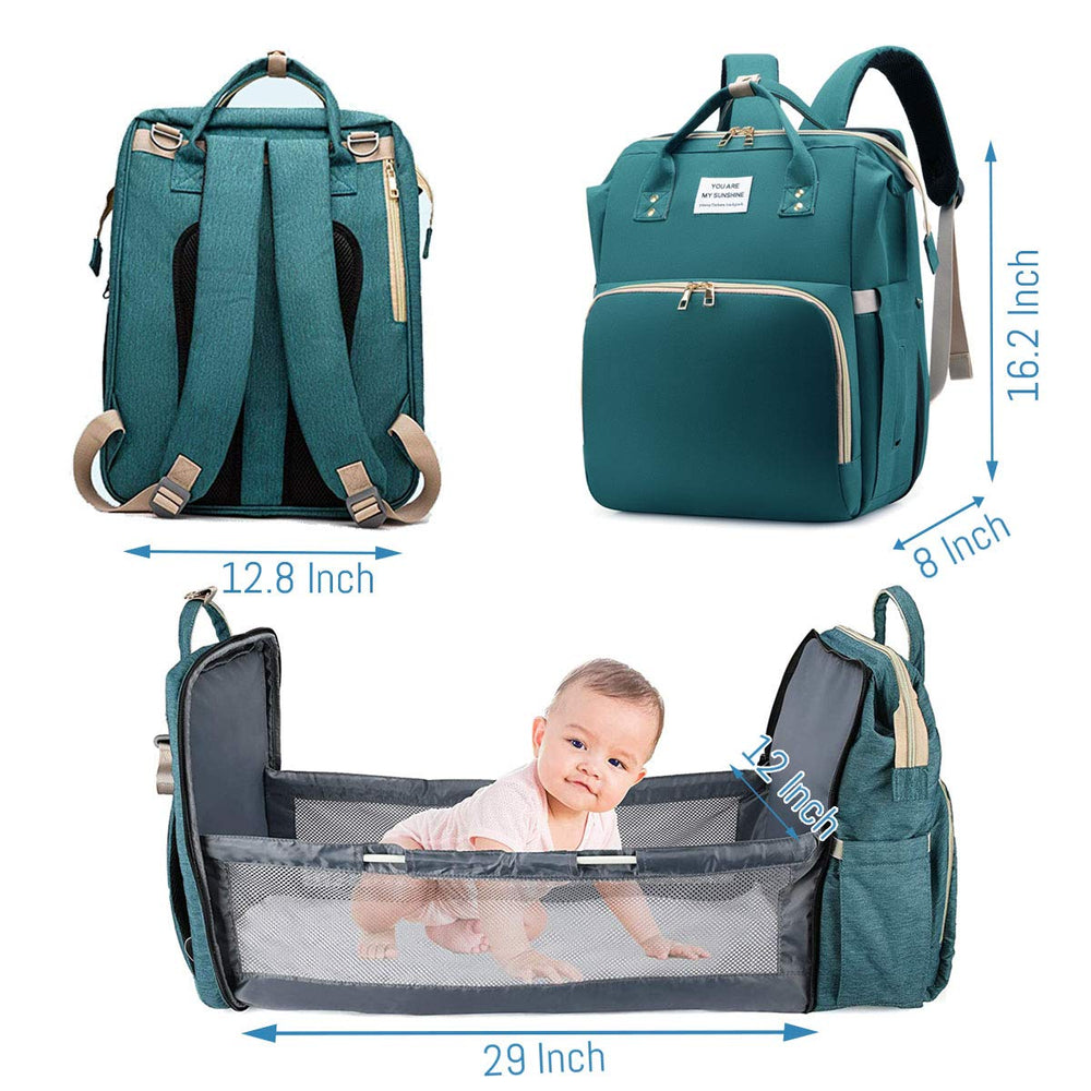 SALIFA diaper bag backpack portable changing pad ready for clean, comfortable changes