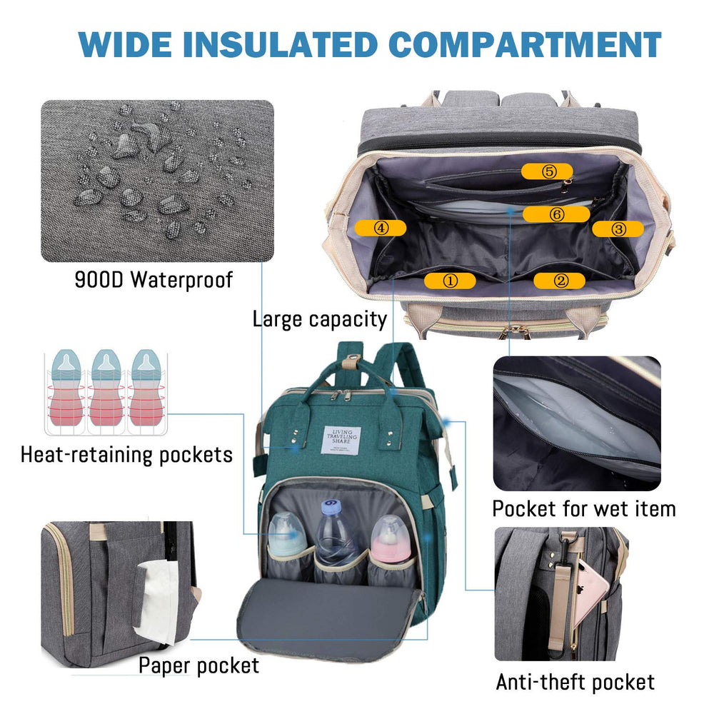 SALIFA backpack in rainproof fabric highlights durability and tear resistance