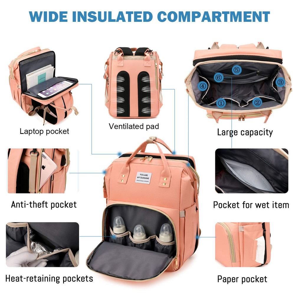 SALIFA adjustable shoulder straps offer comfortable support during outings