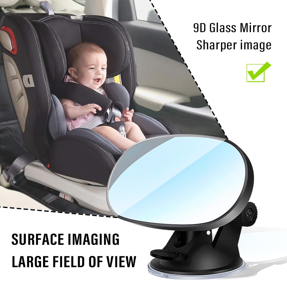 Salior Baby Car Mirror 360° adjustable angle for flexible positioning