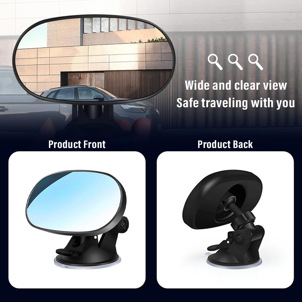 Salior Baby Car Mirror 9D glass reduces glare for daytime viewing