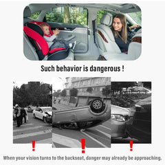 Salior Baby Car Mirror HD wide-angle provides comprehensive rear view