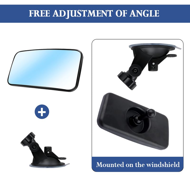 Salior baby mirror uses suction cup and clip-on design for easy installation