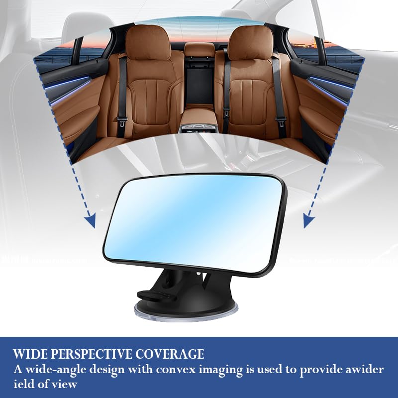 Salior wide-angle viewing helps monitor backseat activity at a glance