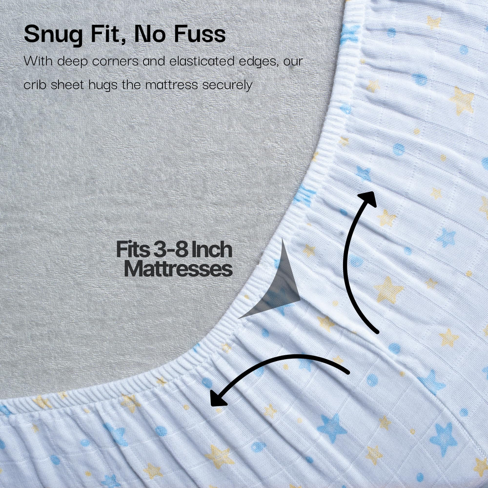 Salt Earth durable fade-resistant crib sheets stay vibrant after washing.