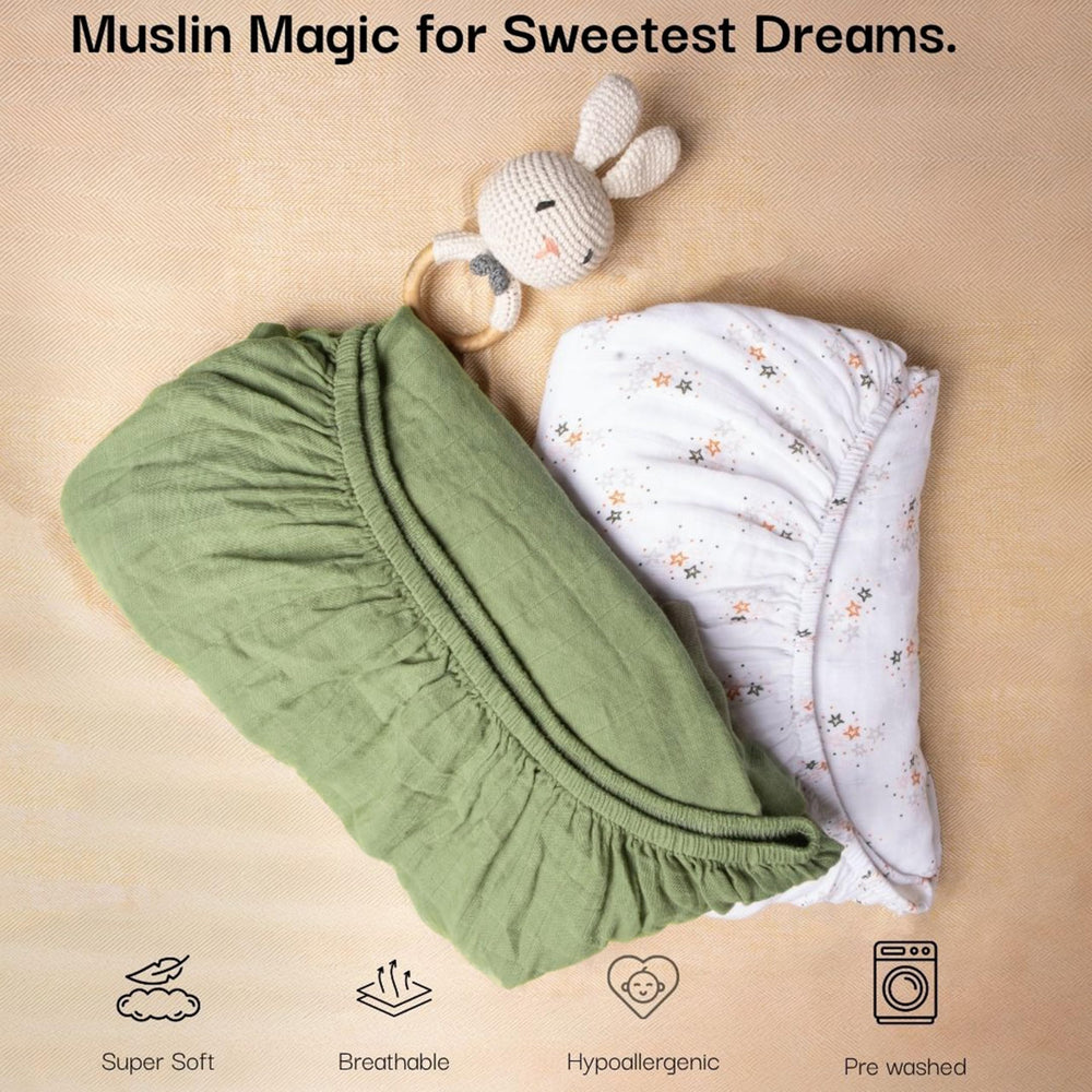 Salt Earth breathable crib sheet fits standard 28x52 mattresses securely.