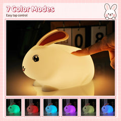 SALUOKE baby night light tap control for quick color changes