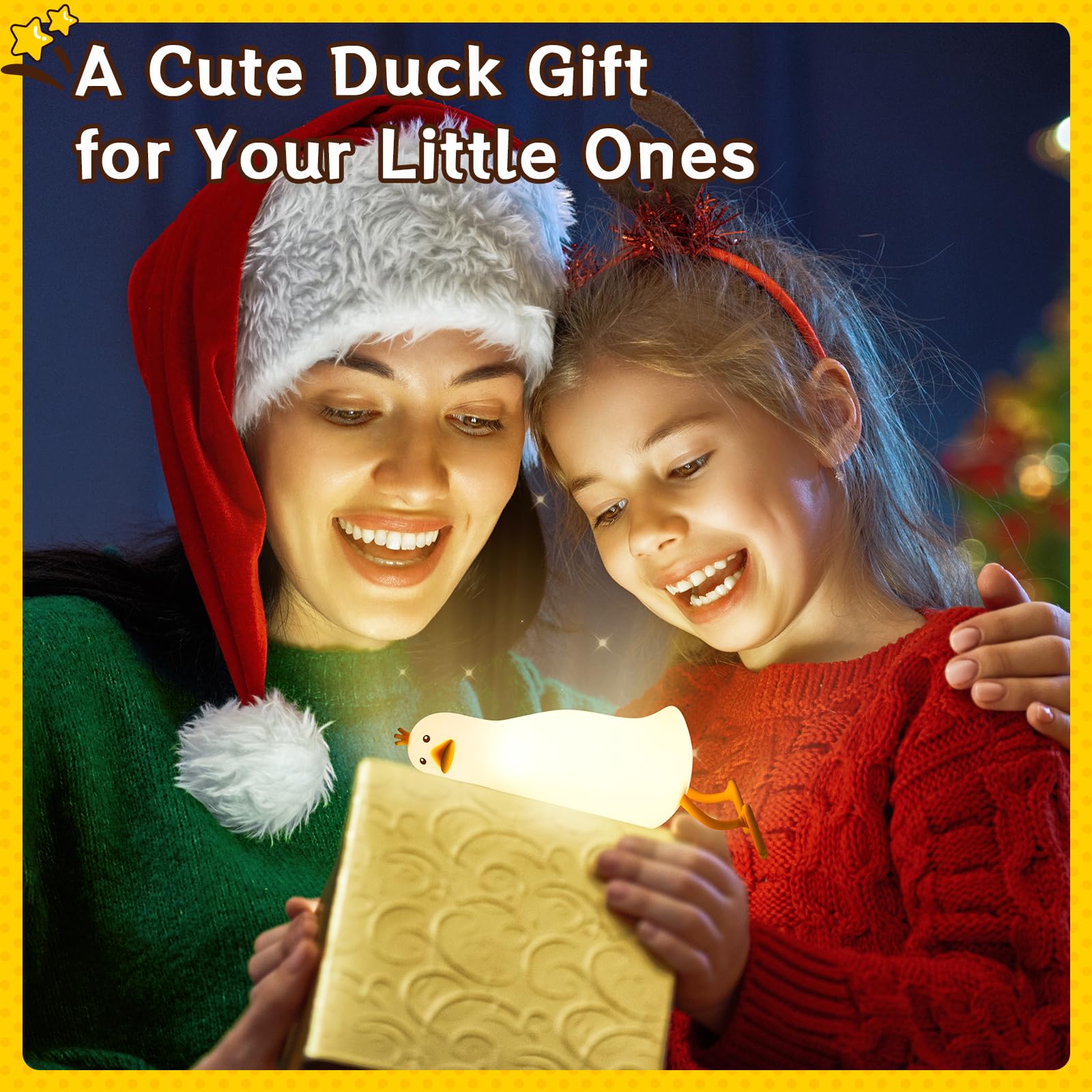 SALUOKE Duck Light timer function, 30-minute auto-off for fear-of-darkness help.