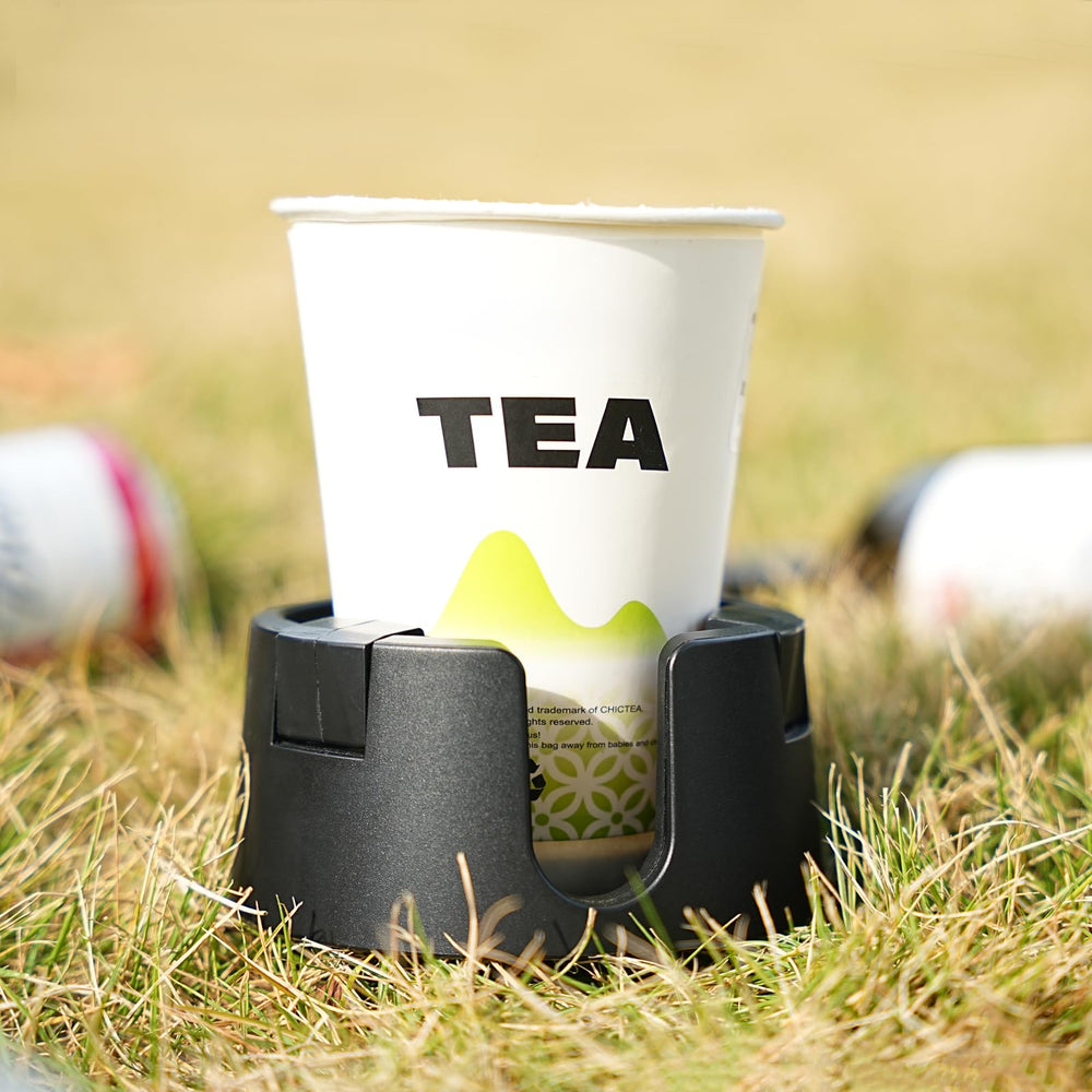 Samhe anti-spill cup holder cup-size range 2.6-3.5 inches fits many cups.