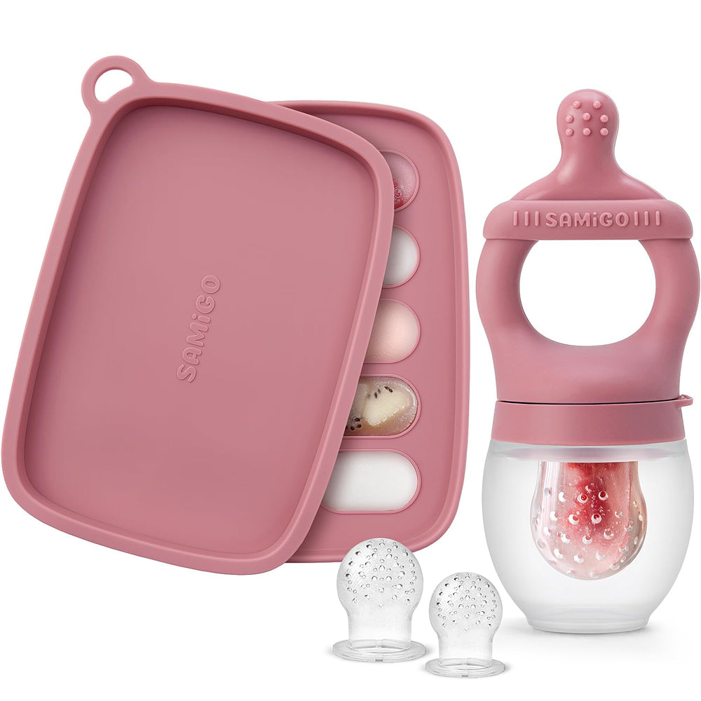 SAMiGO baby food feeder popsicle mold for easy frozen snacks for young eaters