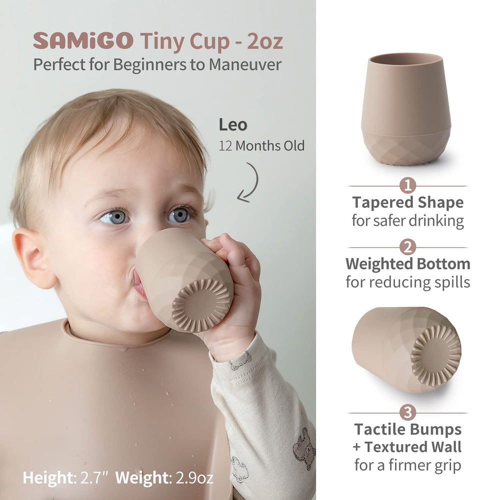 SAMiGO feeding set showcases all in one BLW essentials for parents.