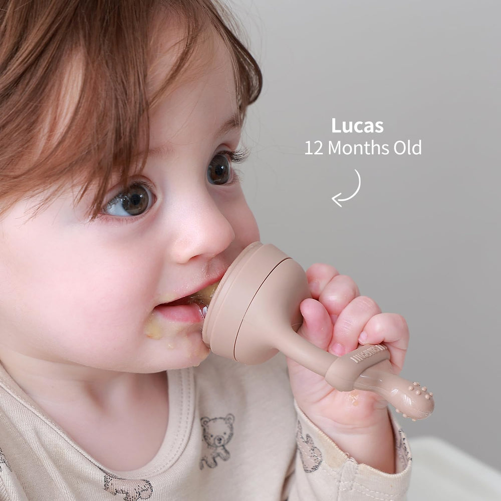 SAMiGO premium BPA-free silicone is baby-safe.