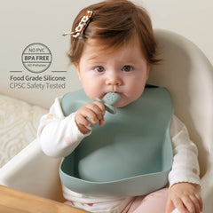 SAMiGO silicone is BPA-free and safe for teething use.