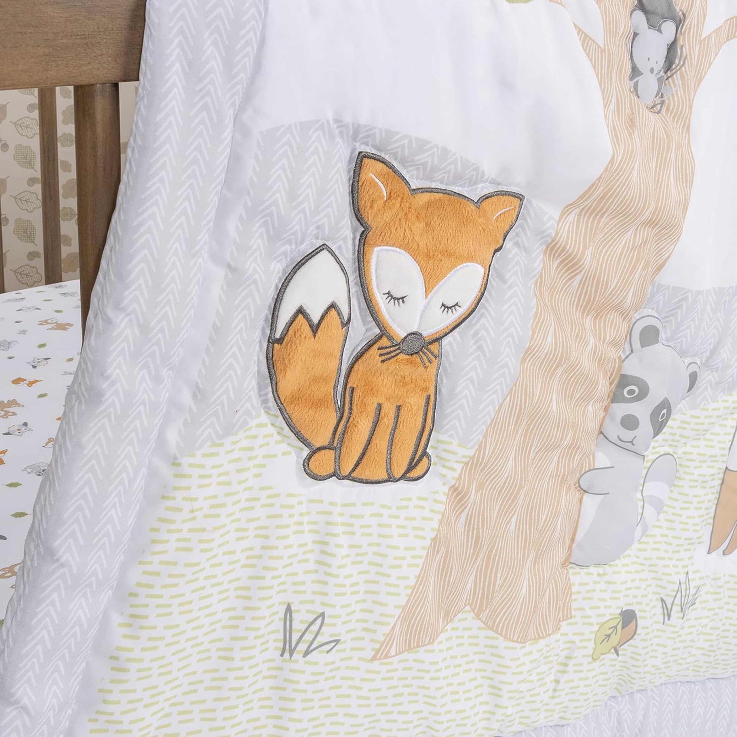 Sammy & Lou Friendly Forest playtime-mat idea with quilt used as mat.