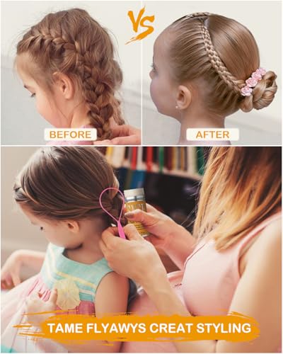 Samnyte colorful elastic hair ties add color accents while providing flexible hold