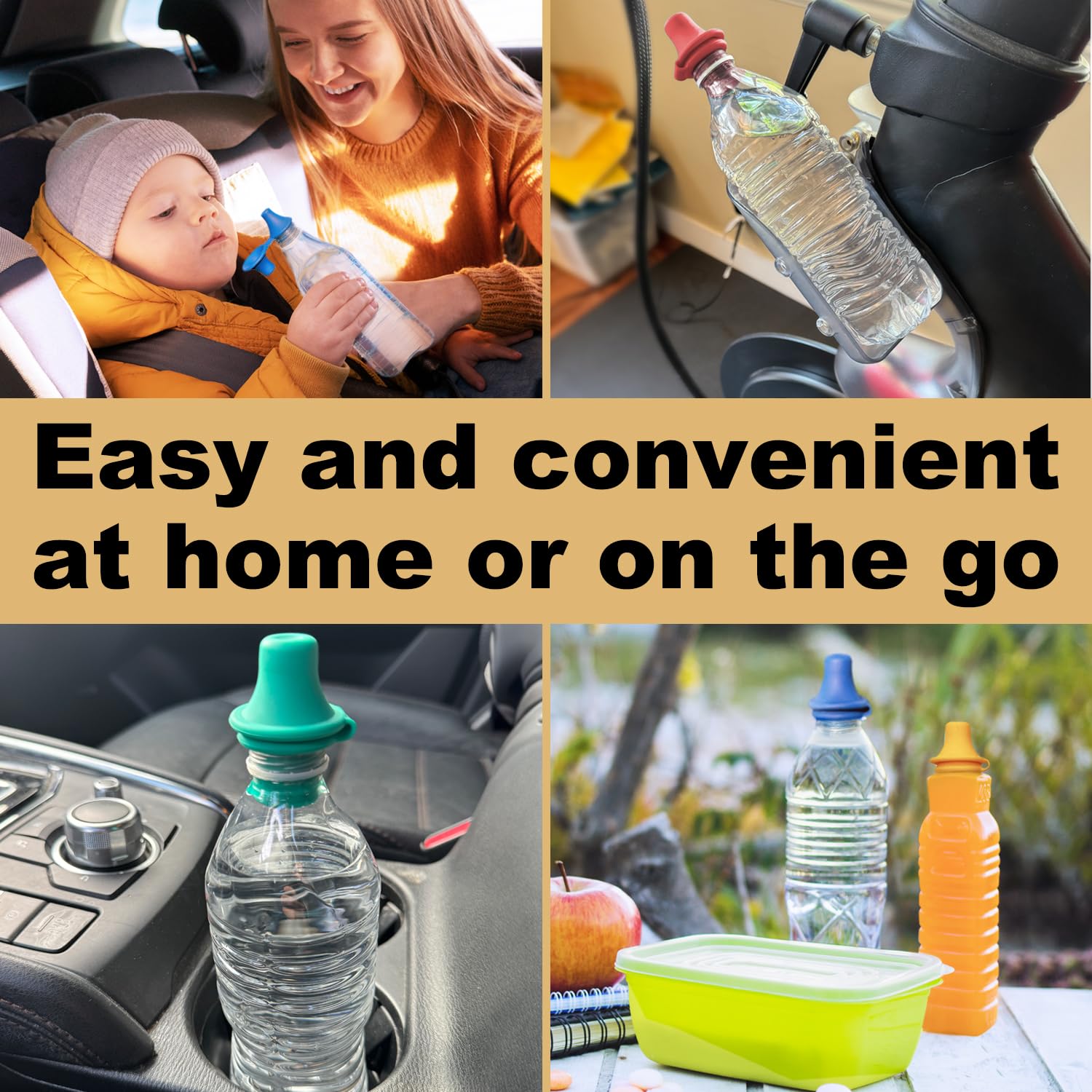 Samorillo Sipppz green nozzle showing flexible silicone tip for kids.