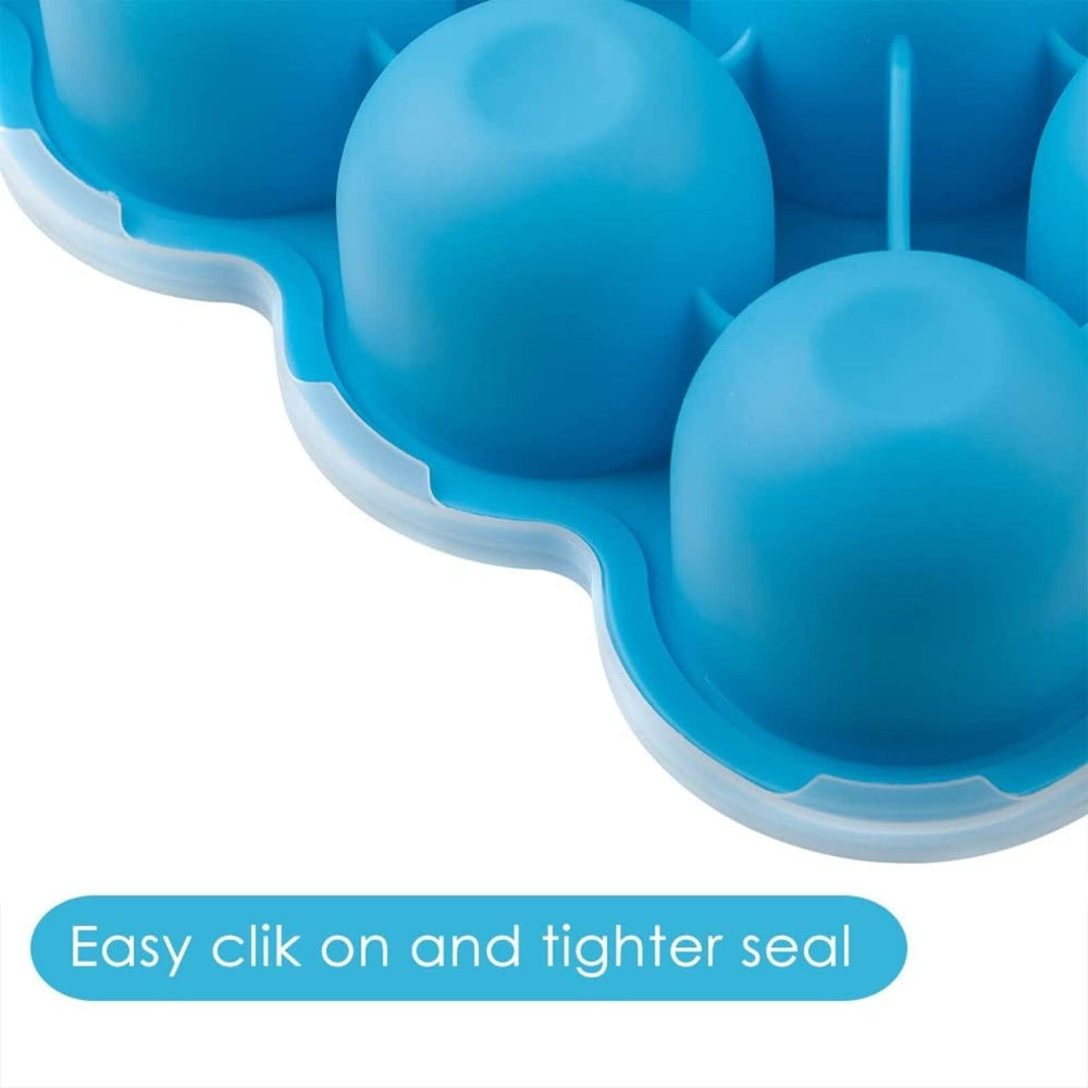 Samuelworld breast milk storage tray with airtight clip-on lid