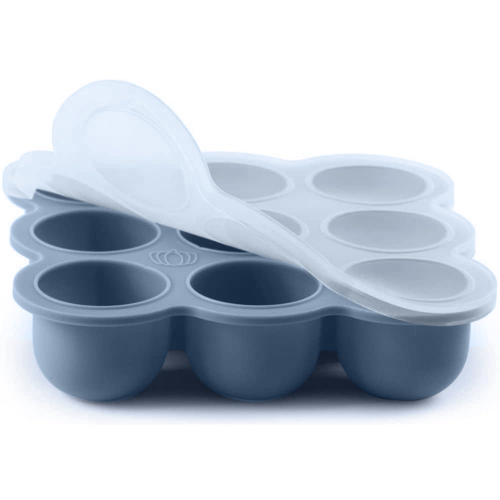 Samuelworld freezer tray with clip-on lid preventing leaks